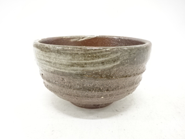 JAPANESE TEA CEREMONY / TEA BOWL CHAWAN / BRUSH-MARKED